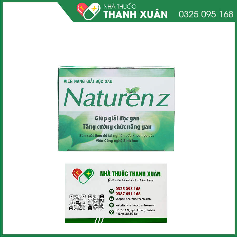 Naturen Z hỗ trợ giải độc gan, tăng cường chức năng gan